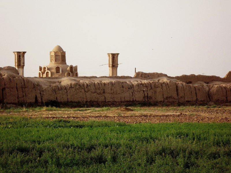The city walls of Kashan