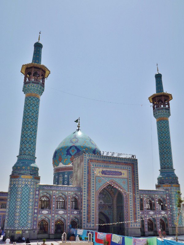 Colourful mosques in Tehran