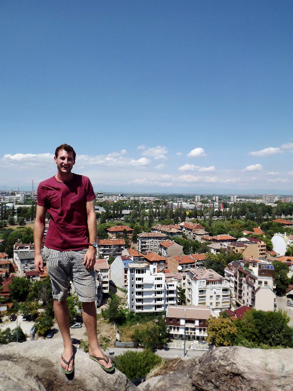 Looking over Plovdiv, Bulgaria