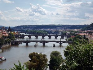 Overlooking the Vltava River, Prague