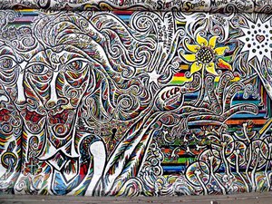 Hypnotic Berlin Wall Art