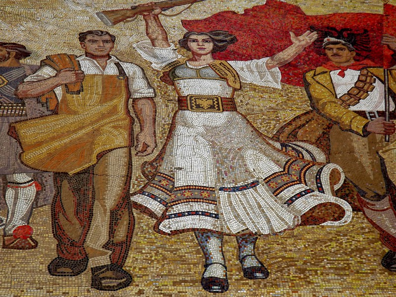 Tirana mosaic