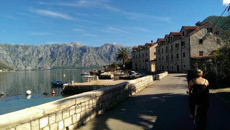 Cycling round the Bay of Kotor