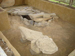 excavated tombs of Isnos, San Augustin, Colombia