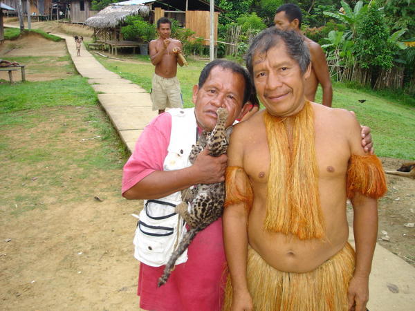 Village Elders in Jaguars Village, Peruvian Amazon