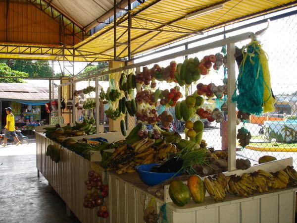 fruit market in Palmiras, Brasilean Amazon