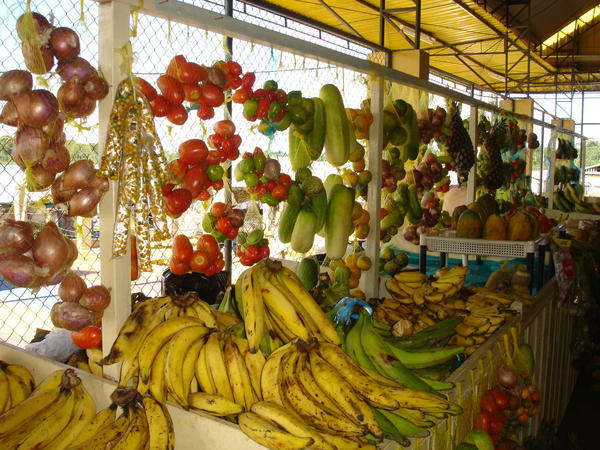 fruit market in Palmiras, Brasilean Amazon