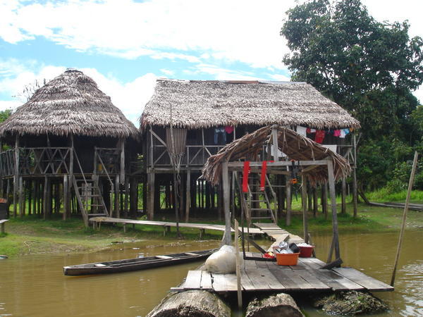 Village of Zacambu, Peruvian Amazon
