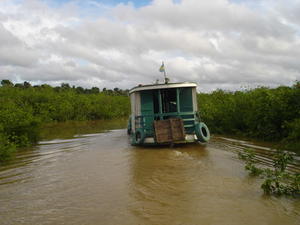 traffic congestion on the River Yavari, Amazon