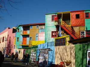 the colourful streets of La Boca