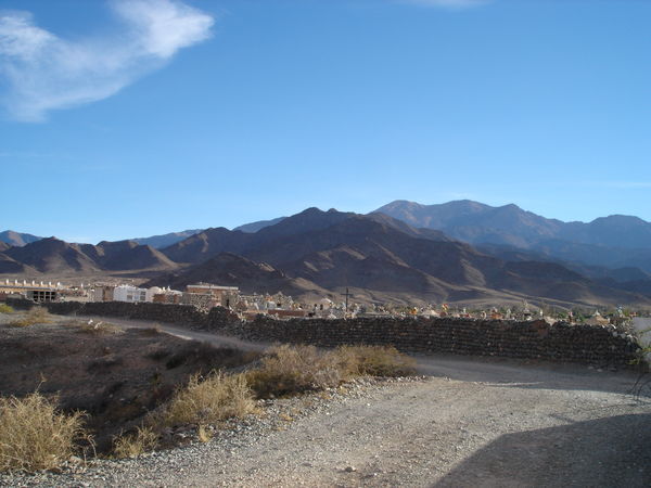 Cemetary overlooking Cachi