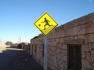 strange street signs here in Bolivia
