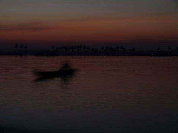 Fisherman at sunset...