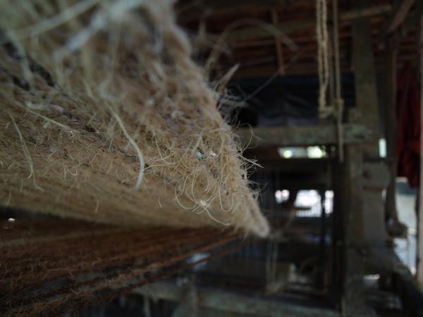 Coir-making loom thing