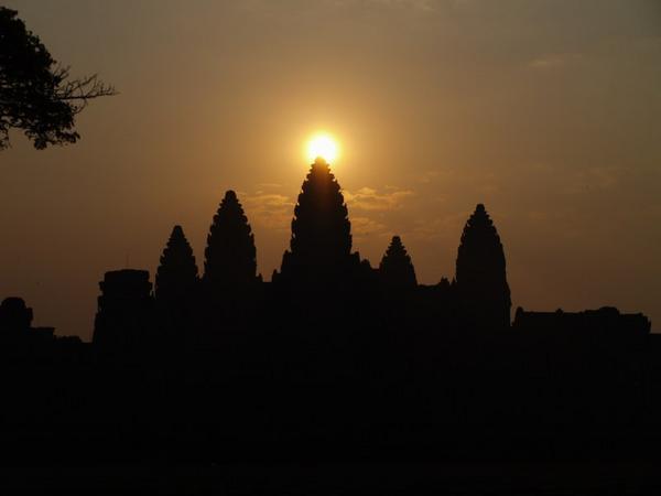 Angkor at sunrise