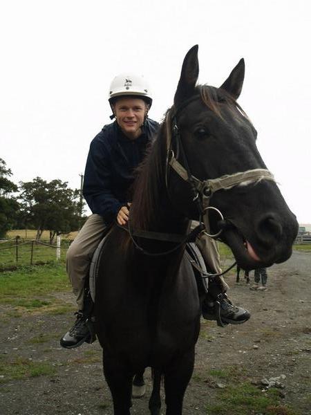Tom and horse (Winnie)