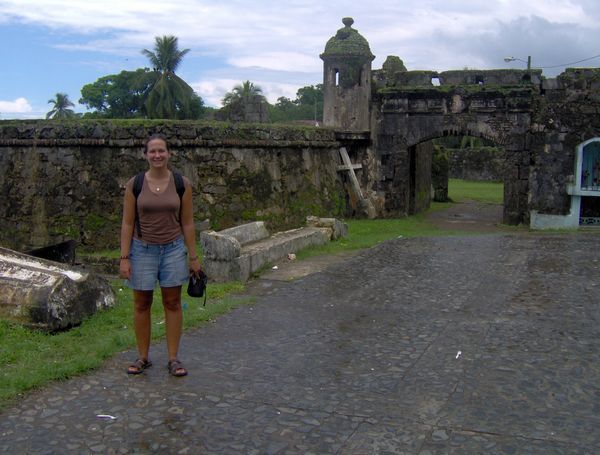 Me, outside the fort