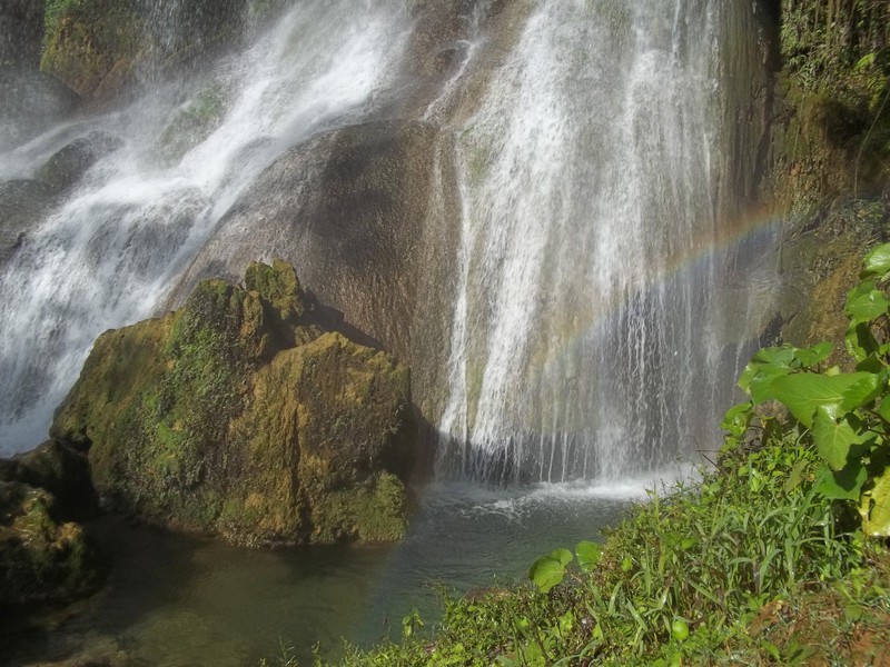 Rainbow in the falls