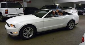 Car park cruising in the Stang!