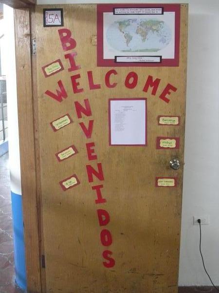 Welcome Door to My Classroom