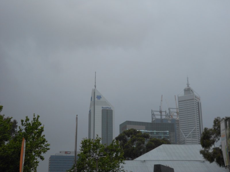 La pluie sur Perth