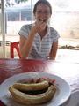 Fried Green Bananas and Goats Intestines