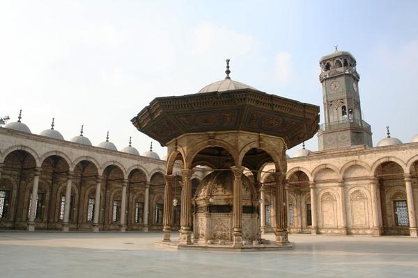 Fountain in Courtyard at Mohammed Ali Mosque