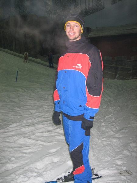 James hits the slopes