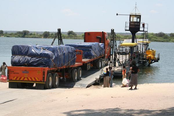 Ferry Crossing at the Botswana/Zambia Border
