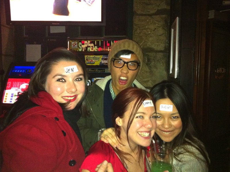 Crazy new friends on the hotel pubcrawl (: