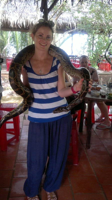 Me n the python!