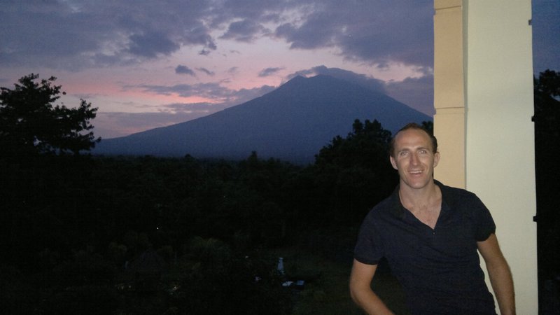 View of Mount Agung
