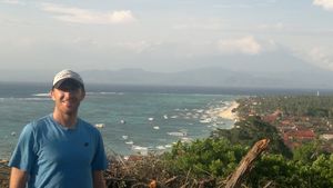 View towards Bali from Jungut Batu Hill