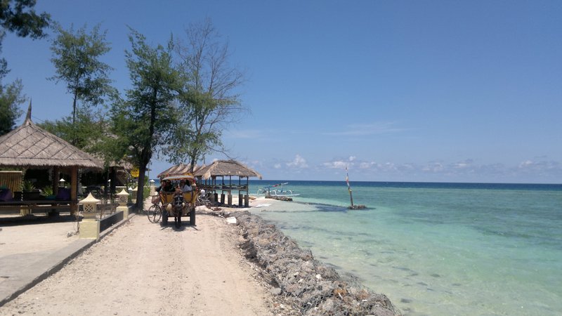 Clear waters of Gili Meno