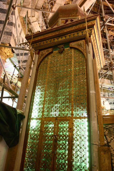 A few strands of Prophet Muhammad's beard are supposedly in here