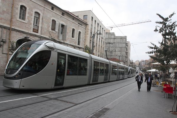 The new and controversial light rail