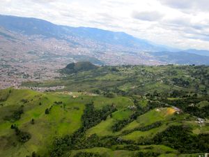 Medellin in the distance