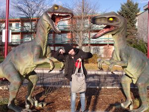 Dinos in Niagara Falls.