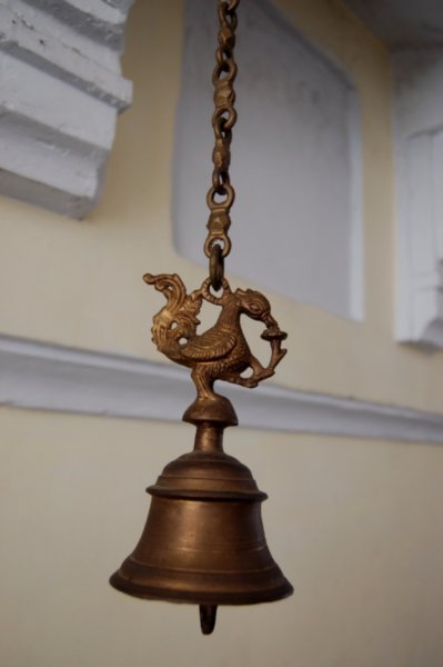 Bird on a bell