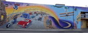 Route 66 mural - downtown