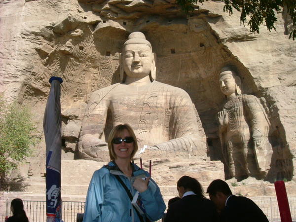 Orla and the Buddha at Yungang Caves