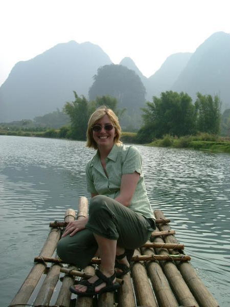 Posing on the Yulong River!