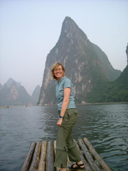 Posing on the Li River!