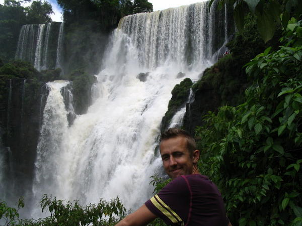 Neil at iguazu falls