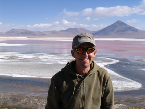Neil at Laguna Colorada