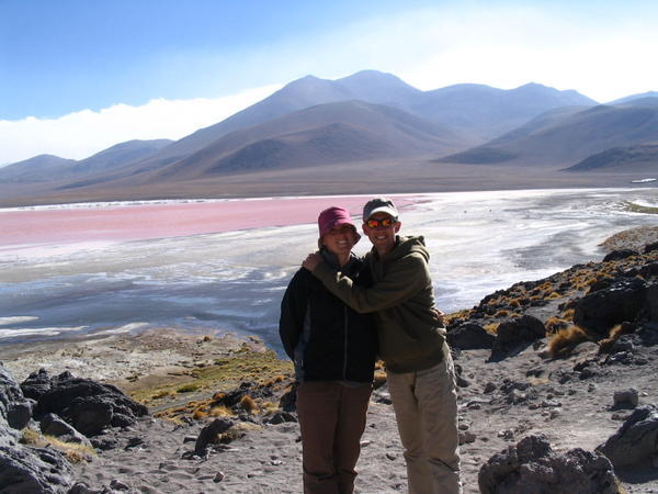 Neil and Donna at the Laguna Colorada
