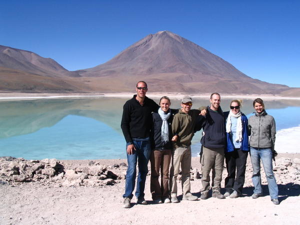 Group photo at Laguna Verde