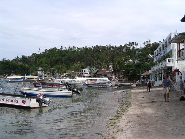Sabang beach on Mindoro