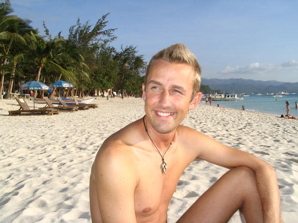 Neil on Boracay beach