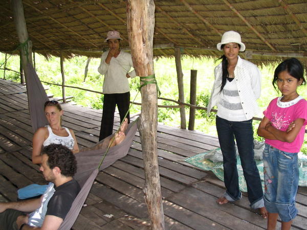 Our friendly hammock hosts.